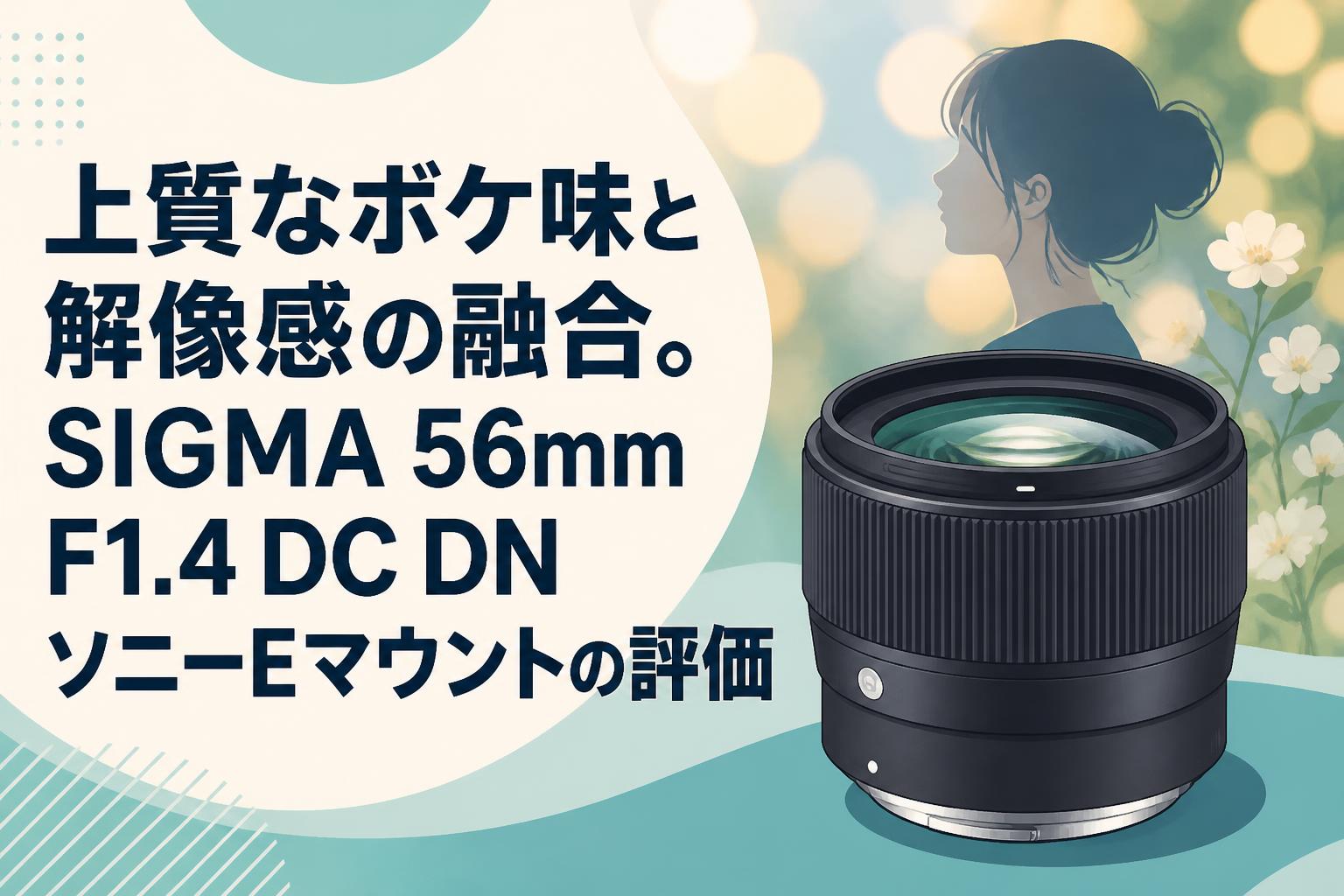 上質なボケ味と解像感の融合。SIGMA 56mm F1.4 DC DN ソニーEマウントの評価