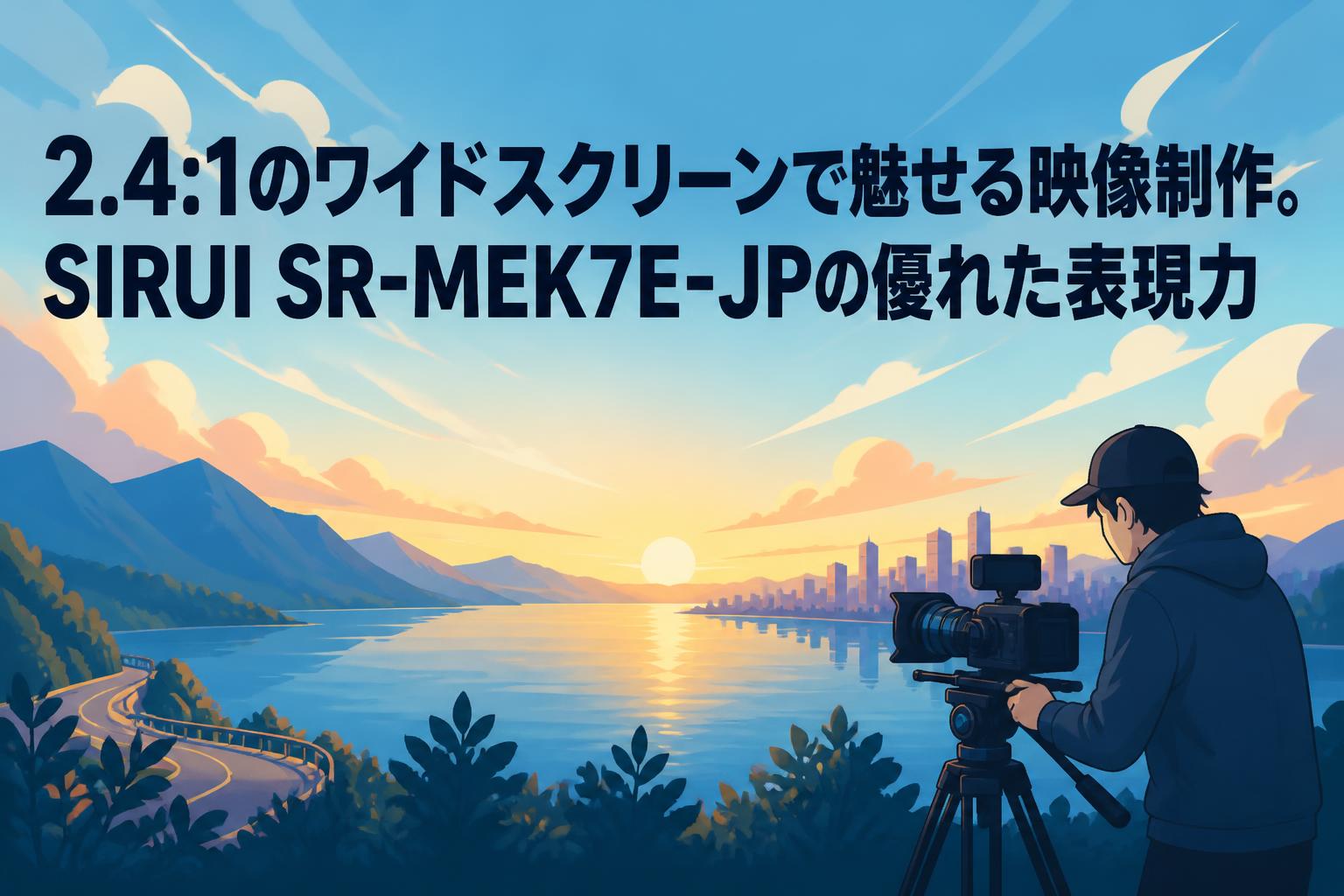 2.4:1のワイドスクリーンで魅せる映像制作。SIRUI SR-MEK7E-JPの優れた表現力