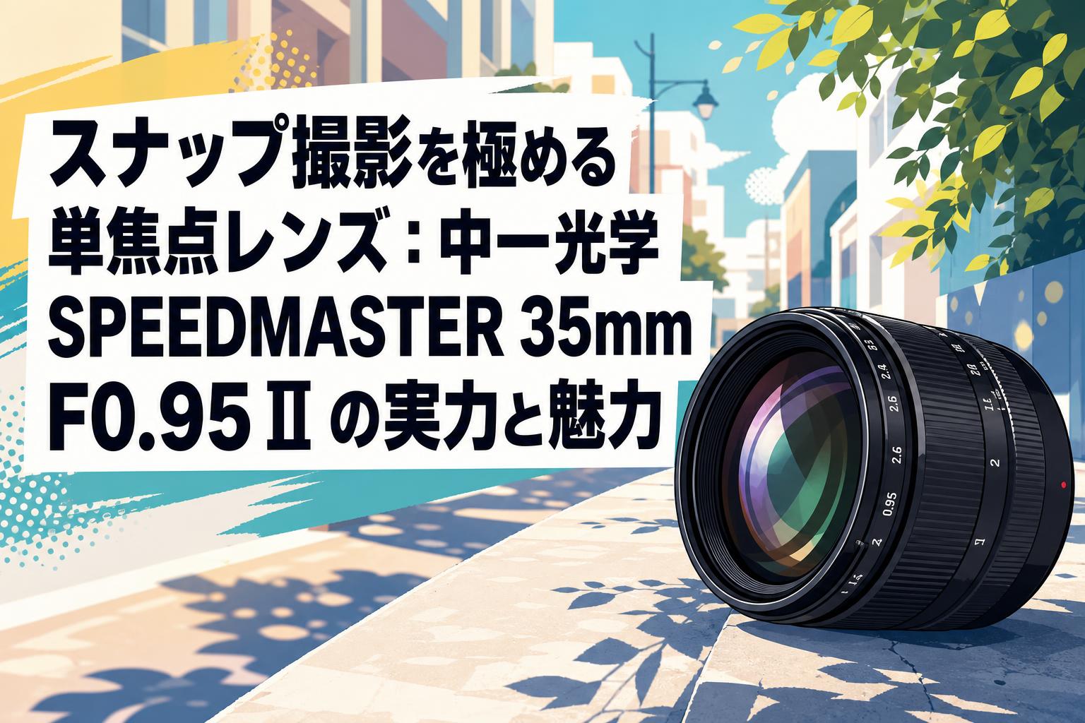 スナップ撮影を極める単焦点レンズ：中一光学 SPEEDMASTER 35mm F0.95 II の実力と魅力