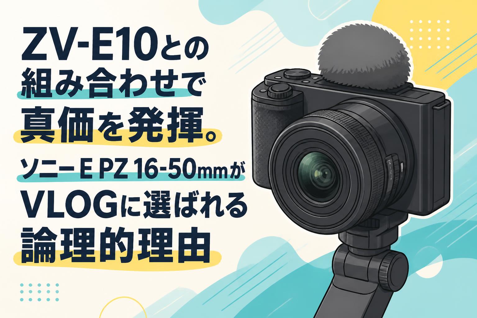 ZV-E10との組み合わせで真価を発揮。ソニー E PZ 16-50mmがVLOGに選ばれる論理的理由