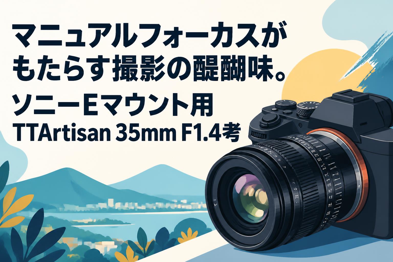 マニュアルフォーカスがもたらす撮影の醍醐味。ソニーEマウント用TTArtisan 35mm F1.4考