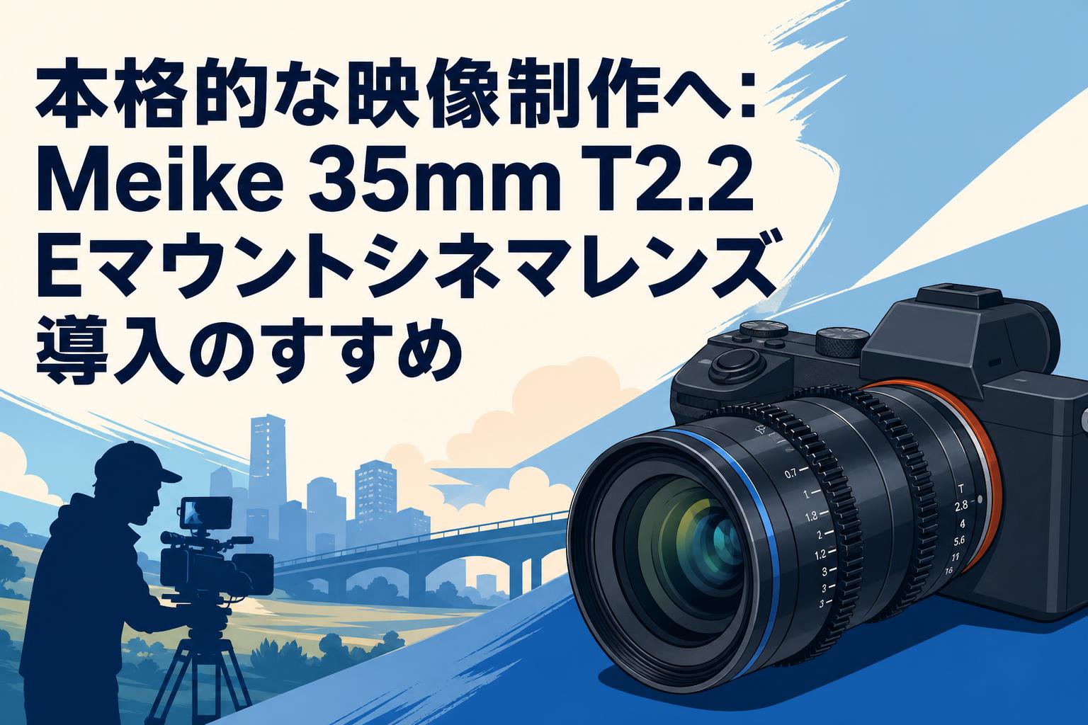 本格的な映像制作へ：Meike 35mm T2.2 Eマウントシネマレンズ導入のすすめ