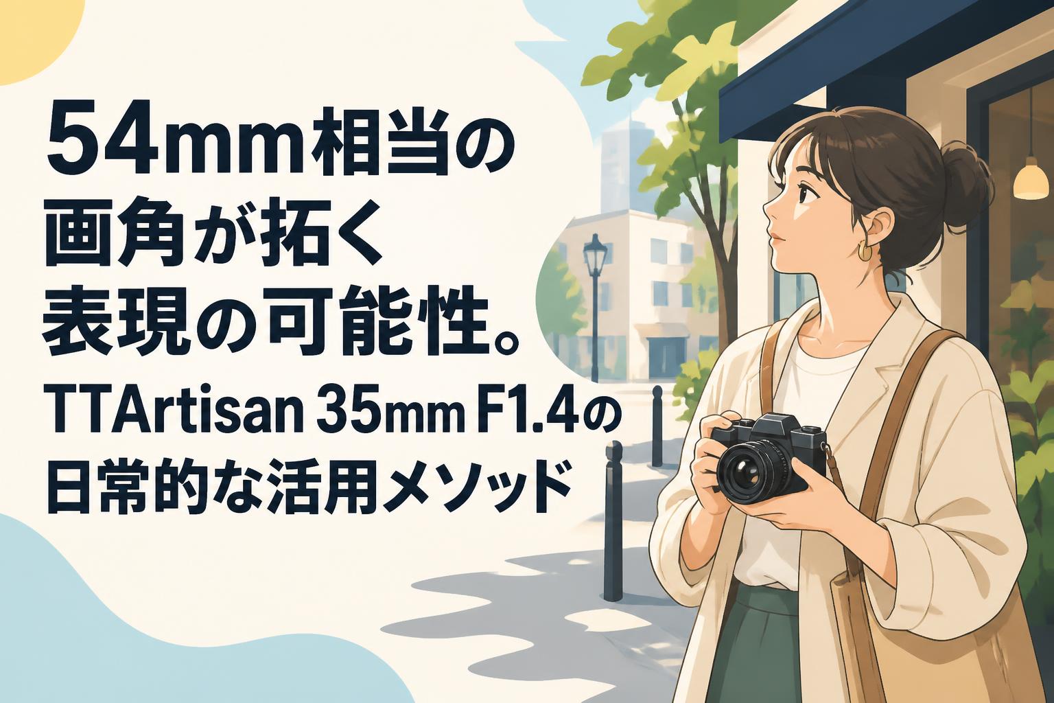 54mm相当の画角が拓く表現の可能性。TTArtisan 35mm F1.4の日常的な活用メソッド