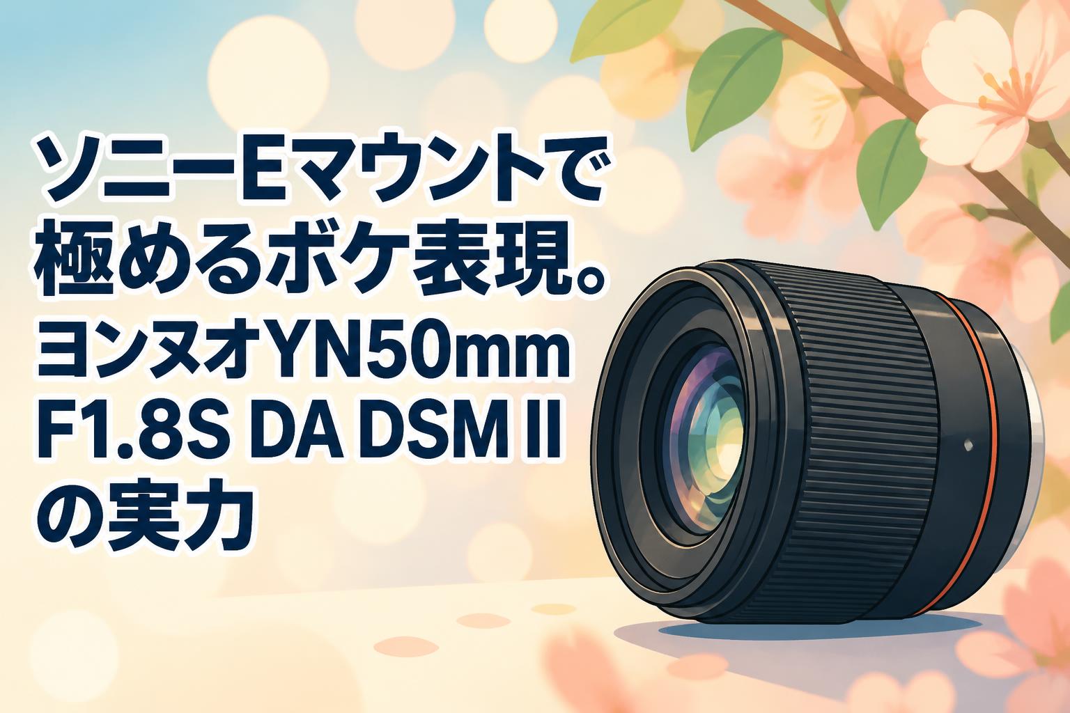 ソニーEマウントで極めるボケ表現。ヨンヌオYN50mm F1.8S DA DSM IIの実力