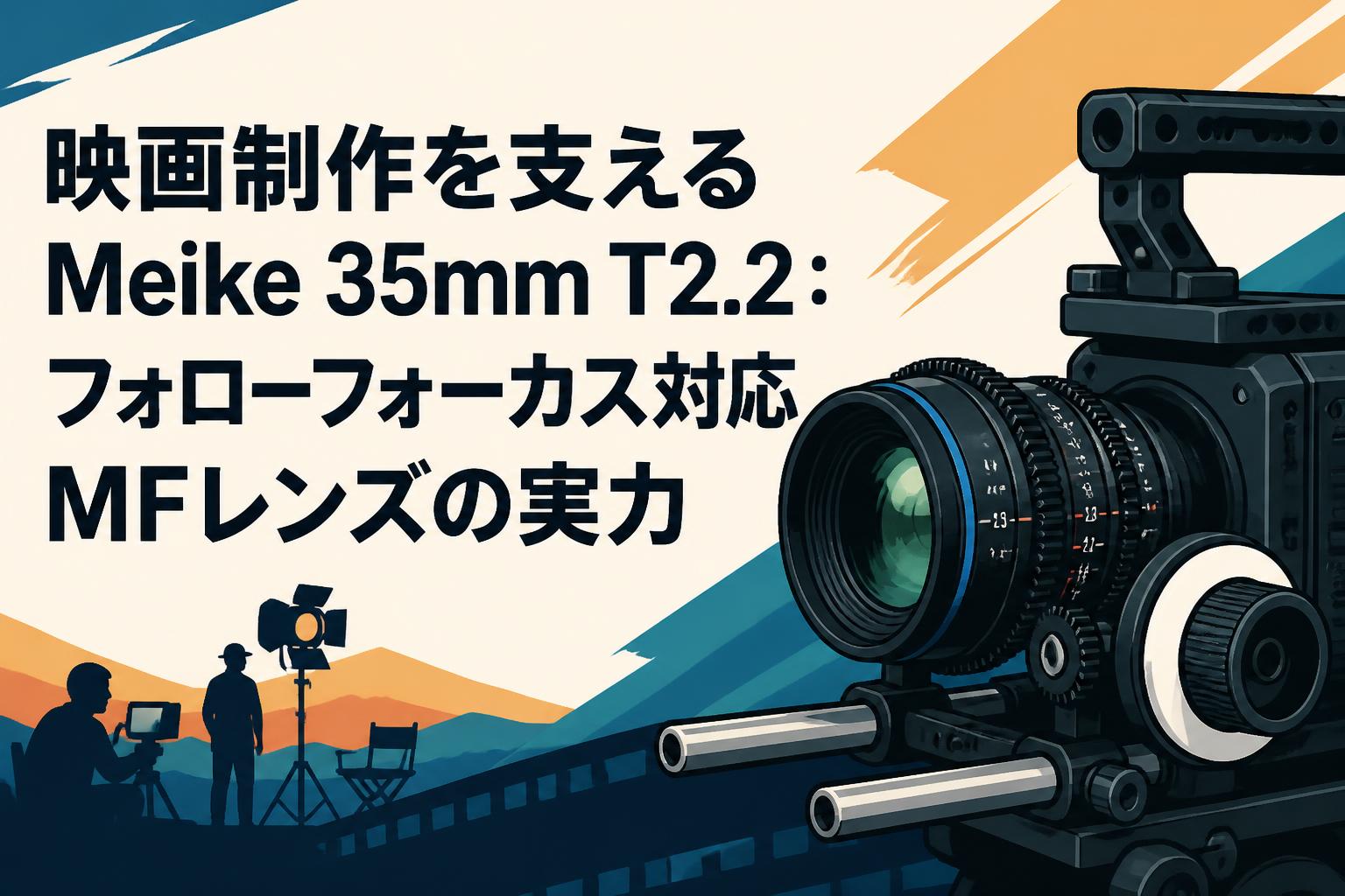 映画制作を支えるMeike 35mm T2.2：フォローフォーカス対応MFレンズの実力
