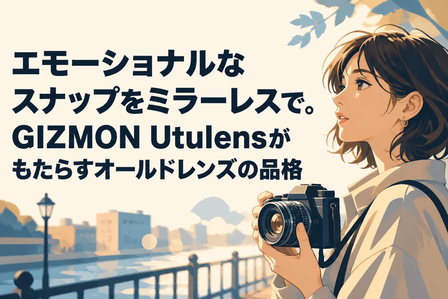 エモーショナルなスナップをミラーレスで。GIZMON Utulensがもたらすオールドレンズの品格