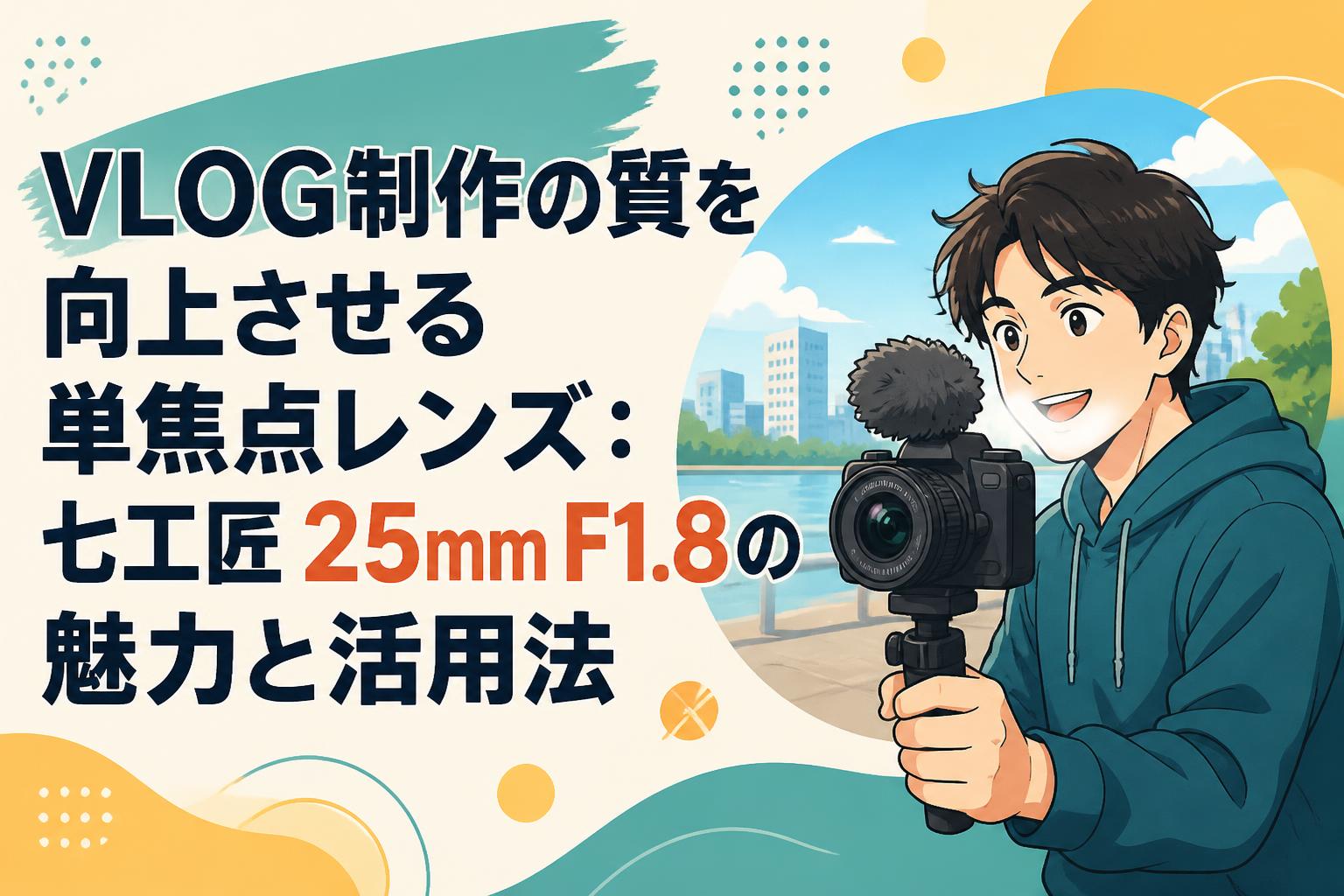 VLOG制作の質を向上させる単焦点レンズ：七工匠 25mm F1.8の魅力と活用法
