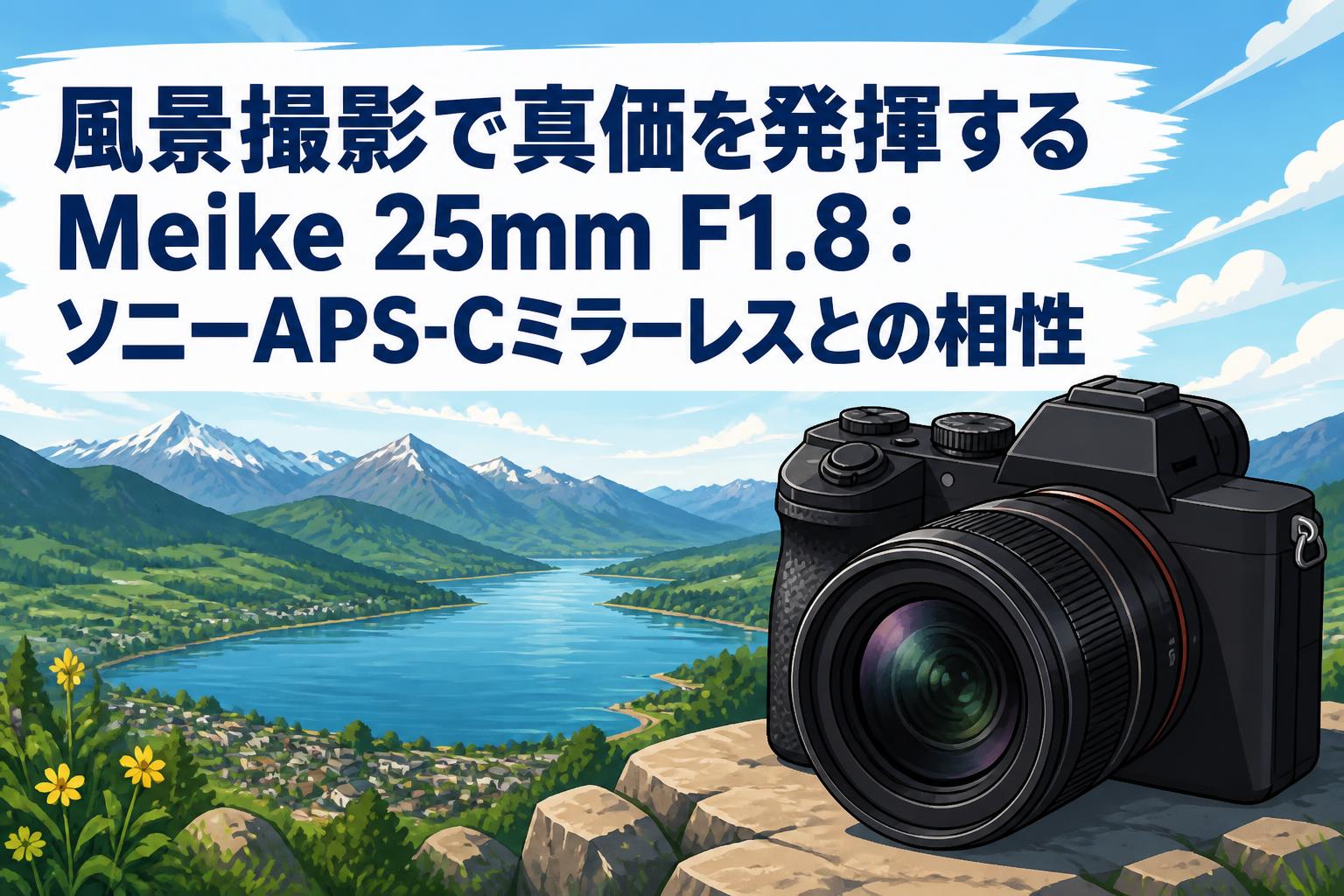 風景撮影で真価を発揮するMeike 25mm F1.8：ソニーAPS-Cミラーレスとの相性