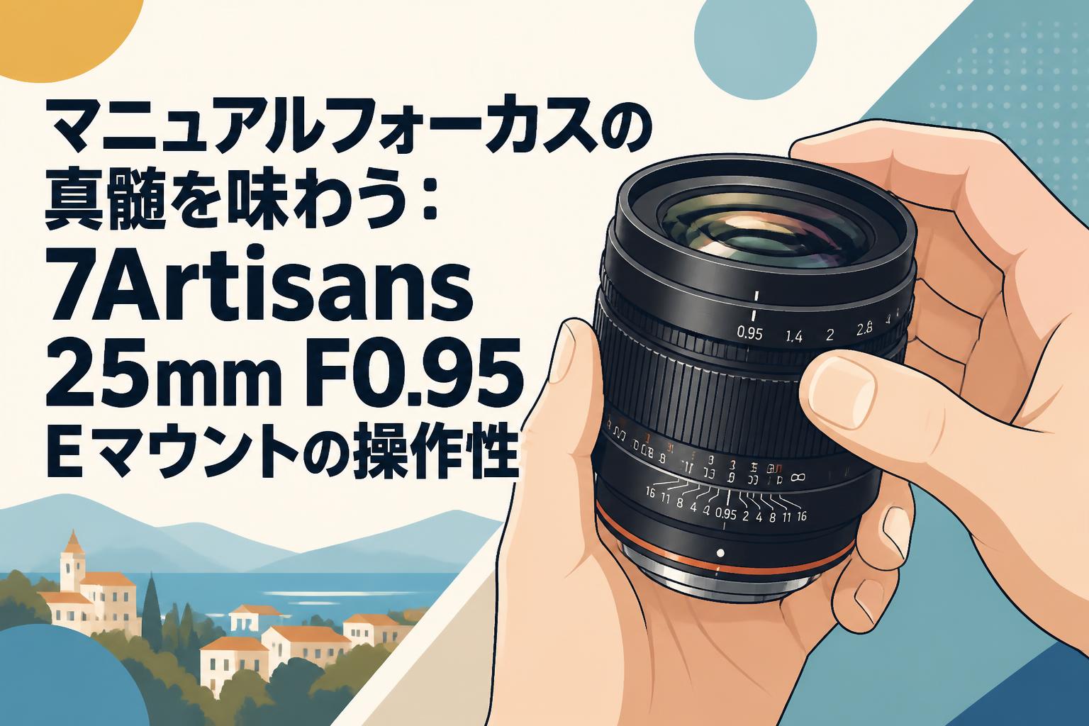 マニュアルフォーカスの真髄を味わう：7Artisans 25mm F0.95 Eマウントの操作性