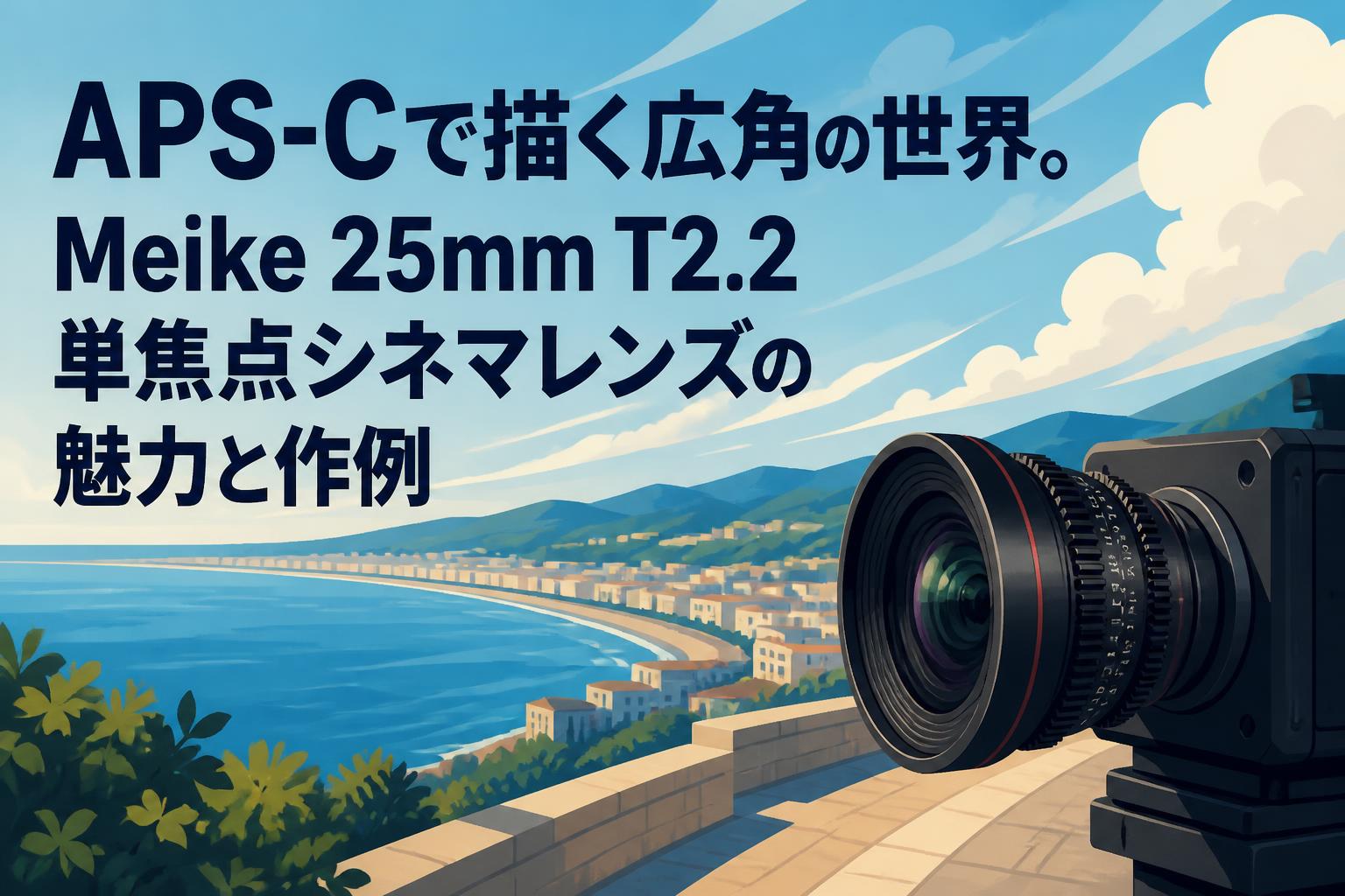 APS-Cで描く広角の世界。Meike 25mm T2.2 単焦点シネマレンズの魅力と作例