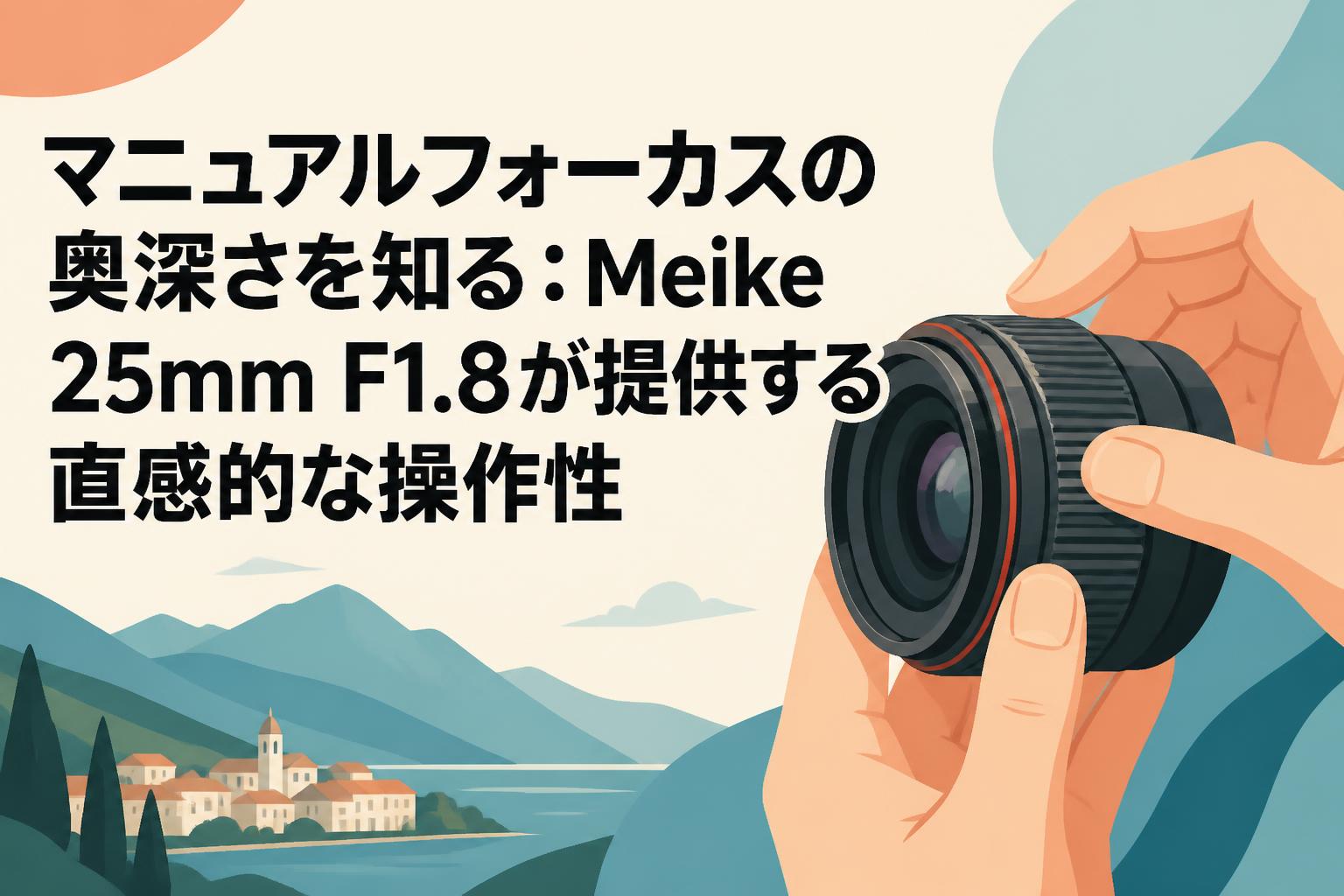 マニュアルフォーカスの奥深さを知る：Meike 25mm F1.8が提供する直感的な操作性