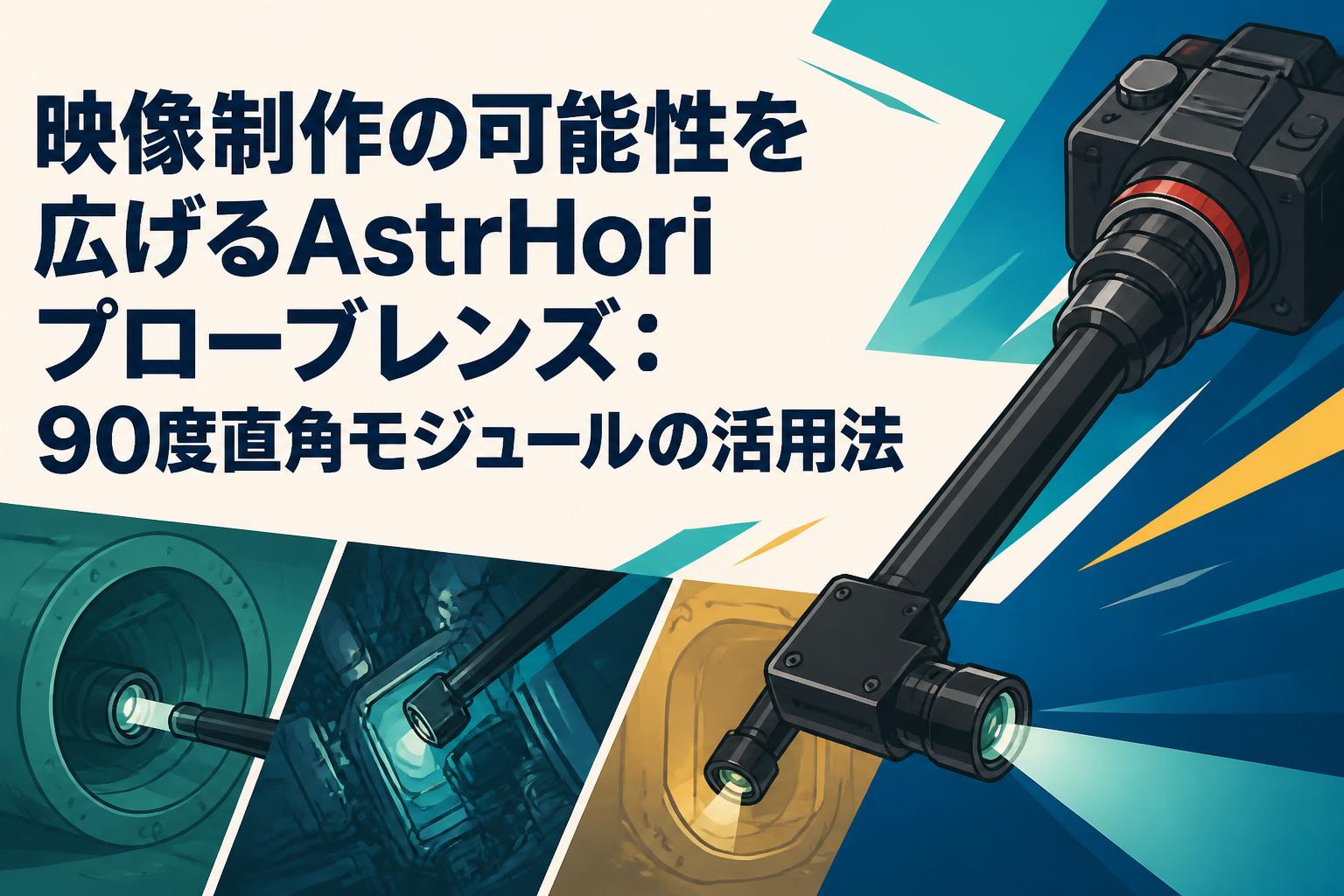 映像制作の可能性を広げるAstrHoriプローブレンズ：90度直角モジュールの活用法
