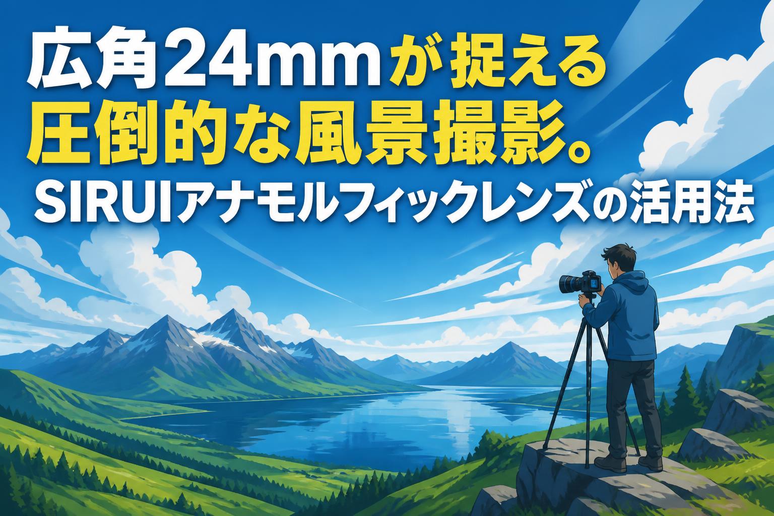 広角24mmが捉える圧倒的な風景撮影。SIRUIアナモルフィックレンズの活用法