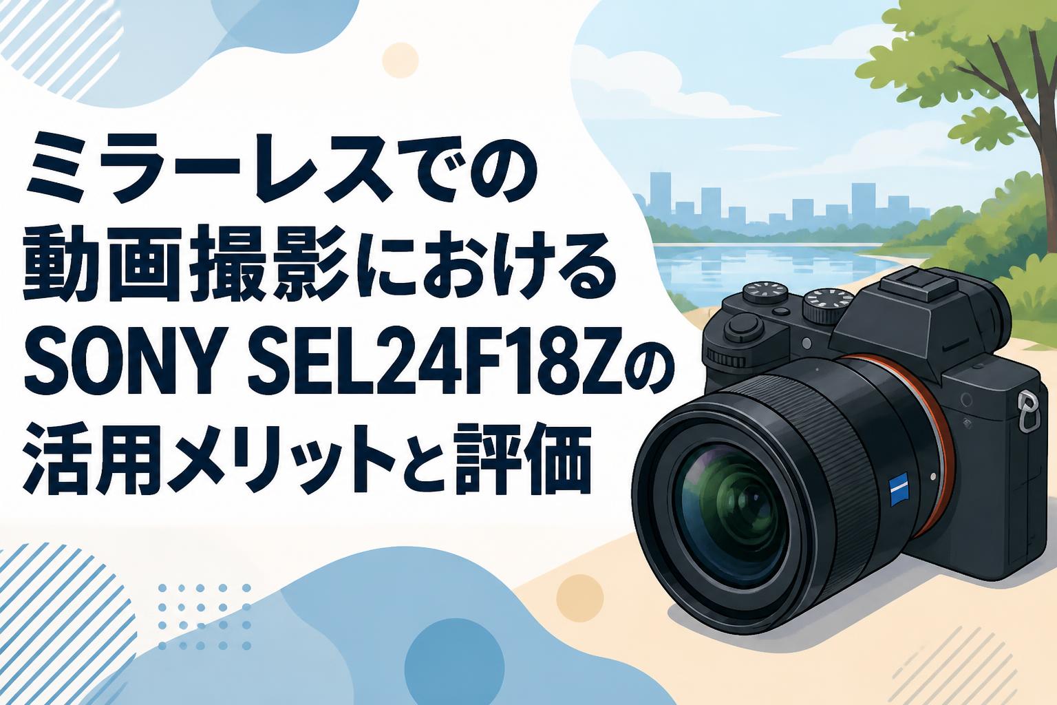 ミラーレスでの動画撮影におけるSONY SEL24F18Zの活用メリットと評価