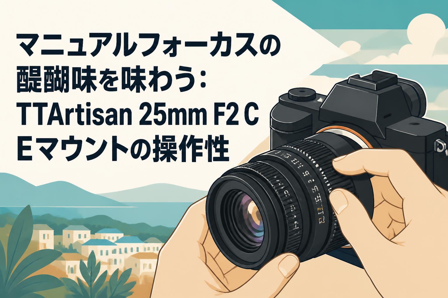 マニュアルフォーカスの醍醐味を味わう：TTArtisan 25mm F2 C Eマウントの操作性