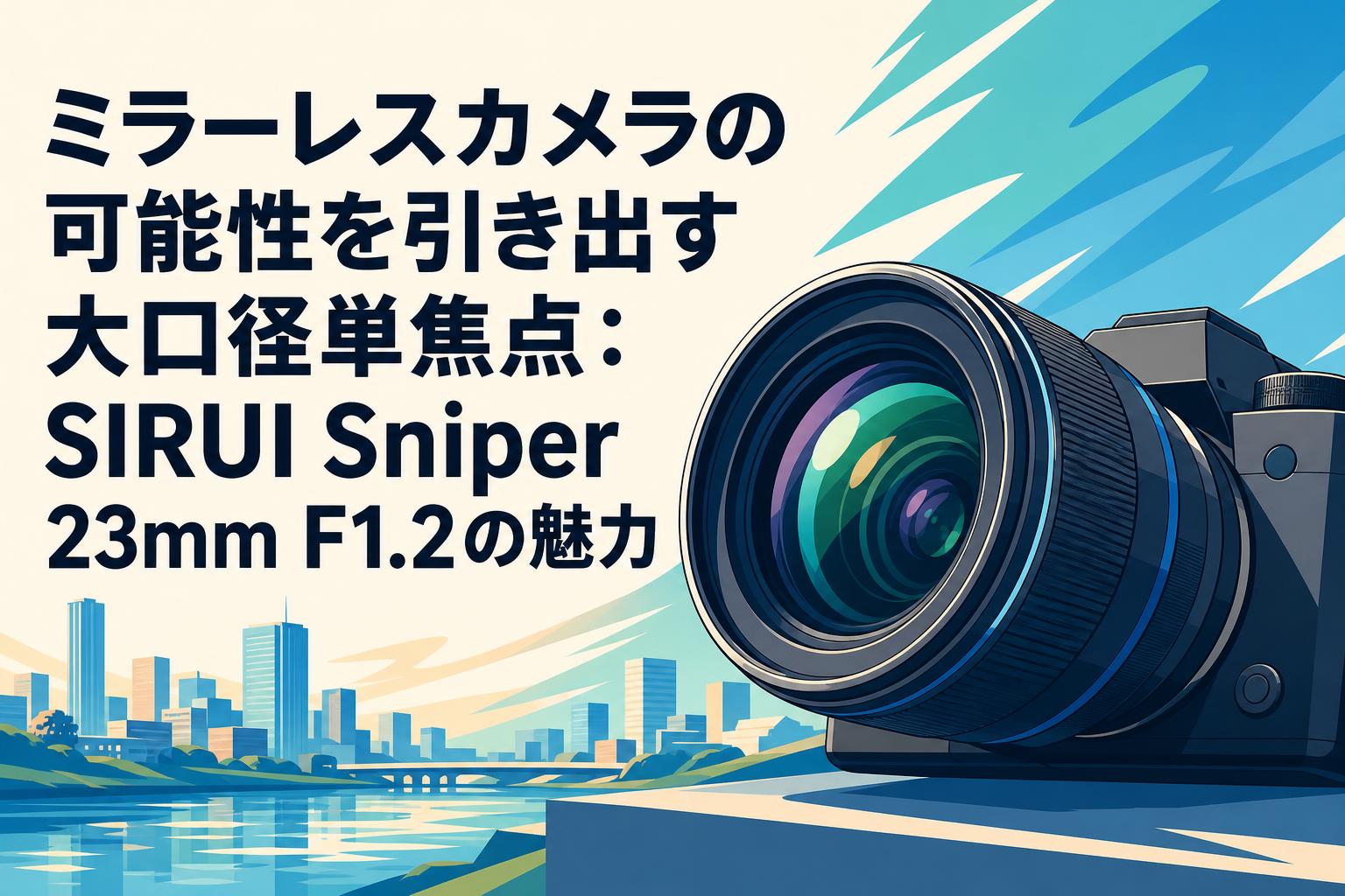 ミラーレスカメラの可能性を引き出す大口径単焦点：SIRUI Sniper 23mm F1.2の魅力