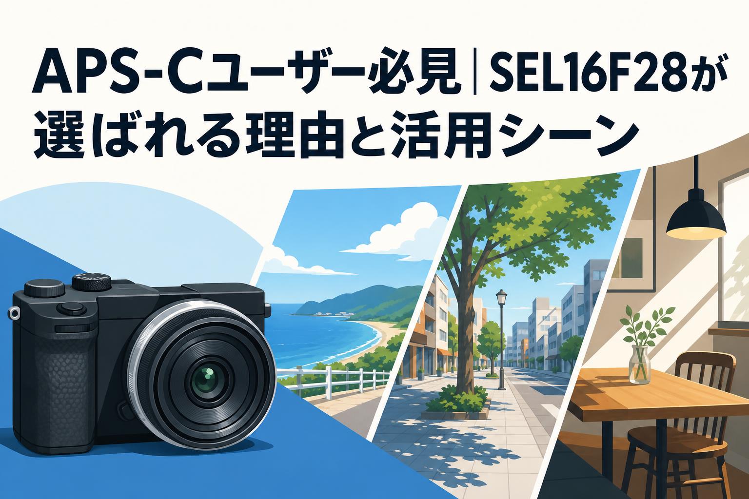 APS-Cユーザー必見｜SEL16F28が選ばれる理由と活用シーン