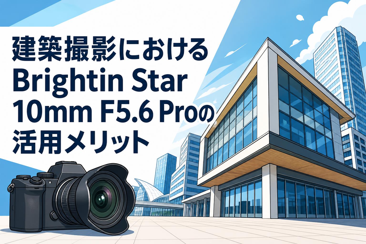 建築撮影におけるBrightin Star 10mm F5.6 Proの活用メリット