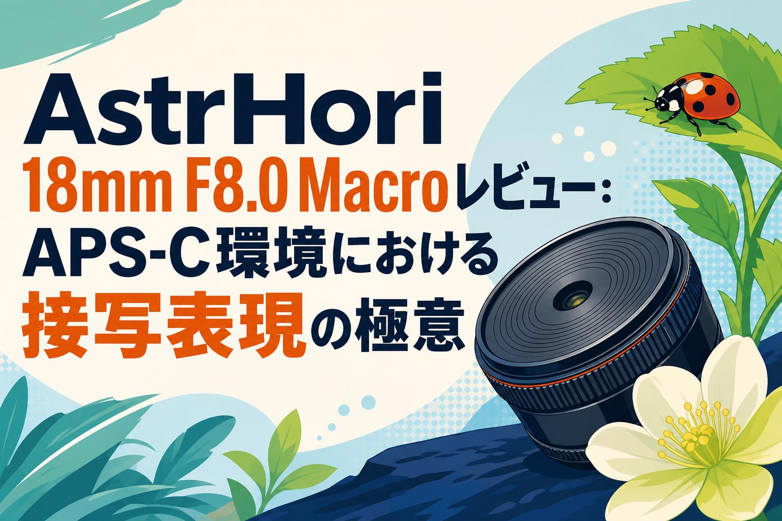 AstrHori 18mm F8.0 Macroレビュー：APS-C環境における接写表現の極意
