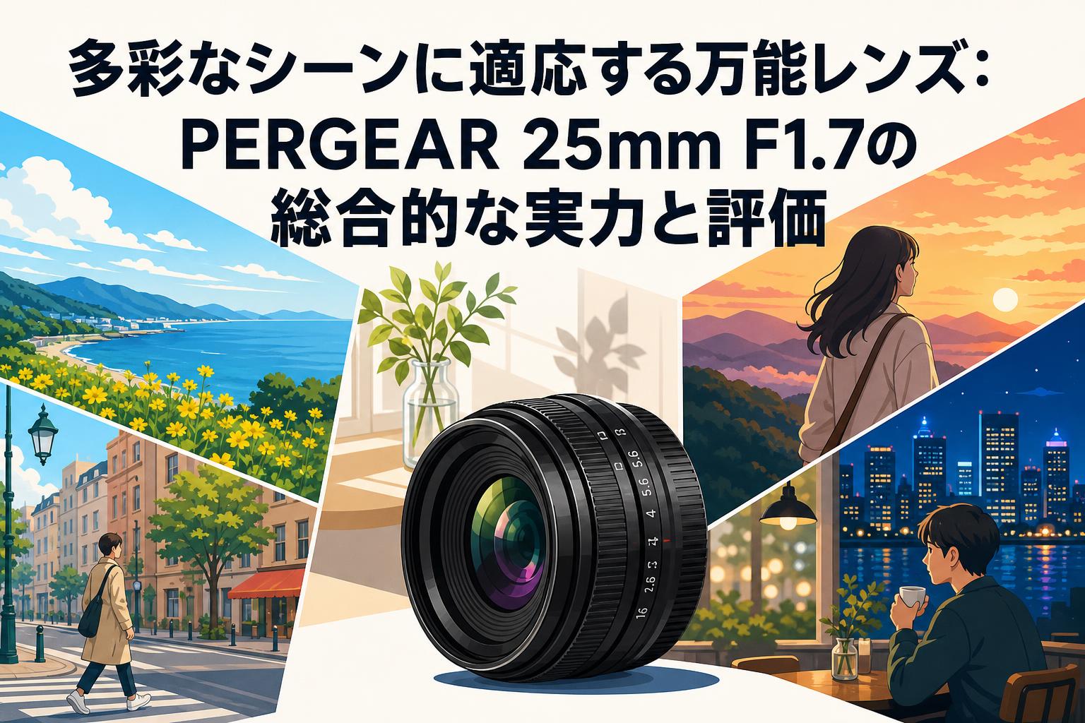 多彩なシーンに適応する万能レンズ：PERGEAR 25mm F1.7の総合的な実力と評価