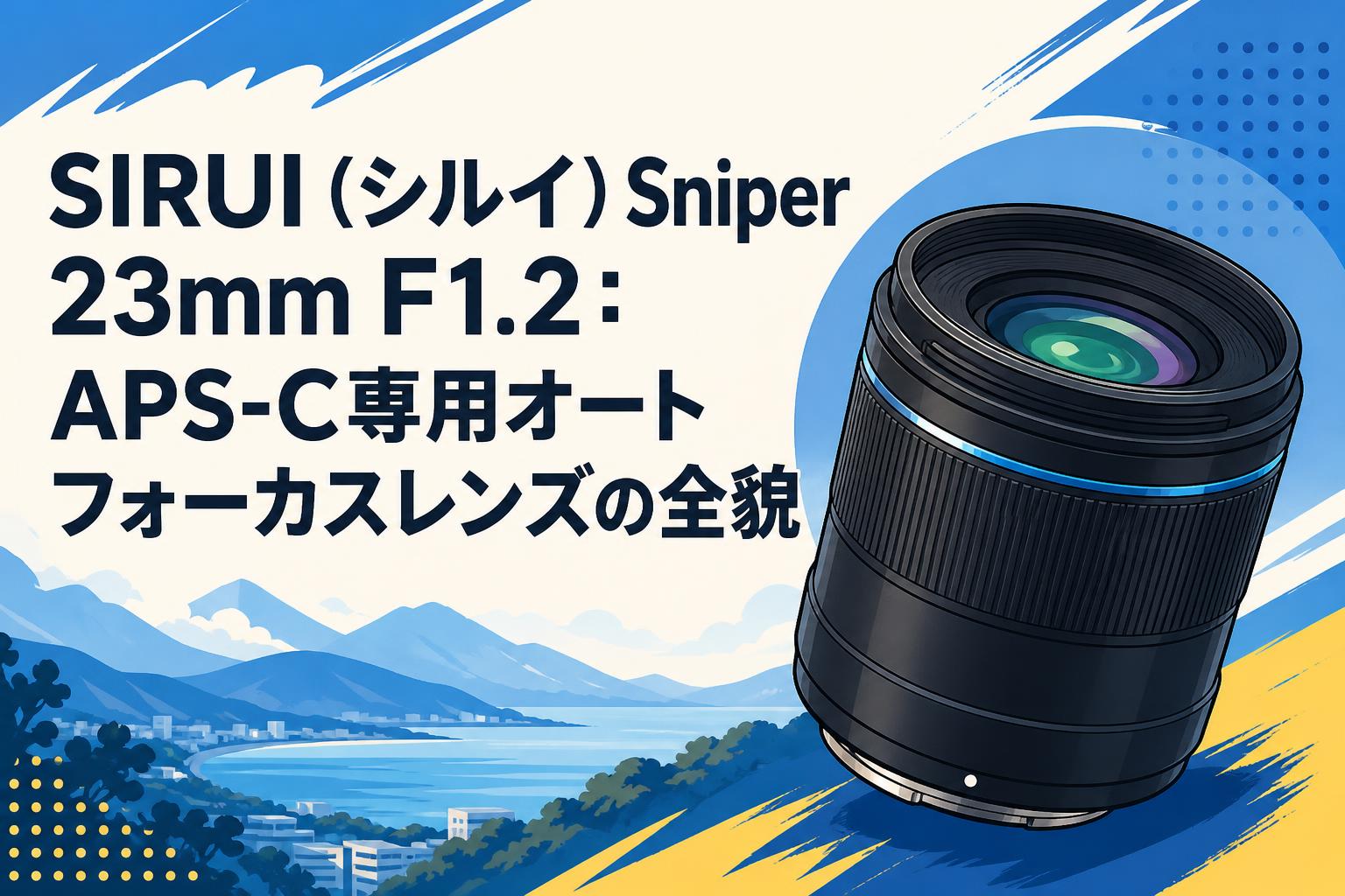 SIRUI（シルイ）Sniper 23mm F1.2：APS-C専用オートフォーカスレンズの全貌