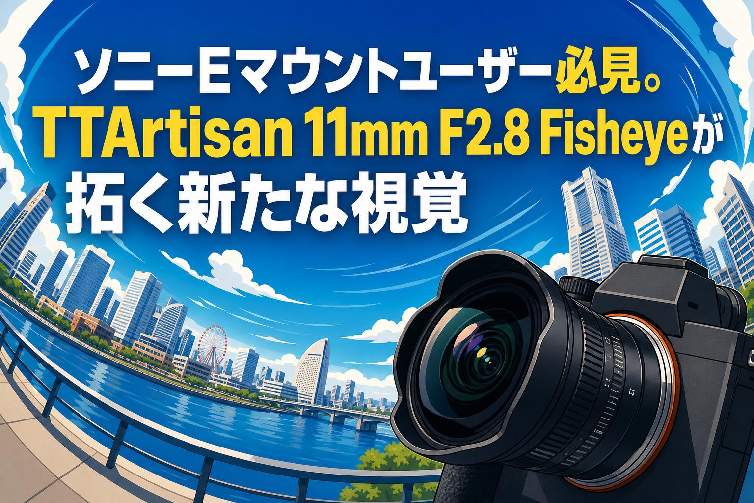 ソニーEマウントユーザー必見。TTArtisan 11mm F2.8 Fisheyeが拓く新たな視覚