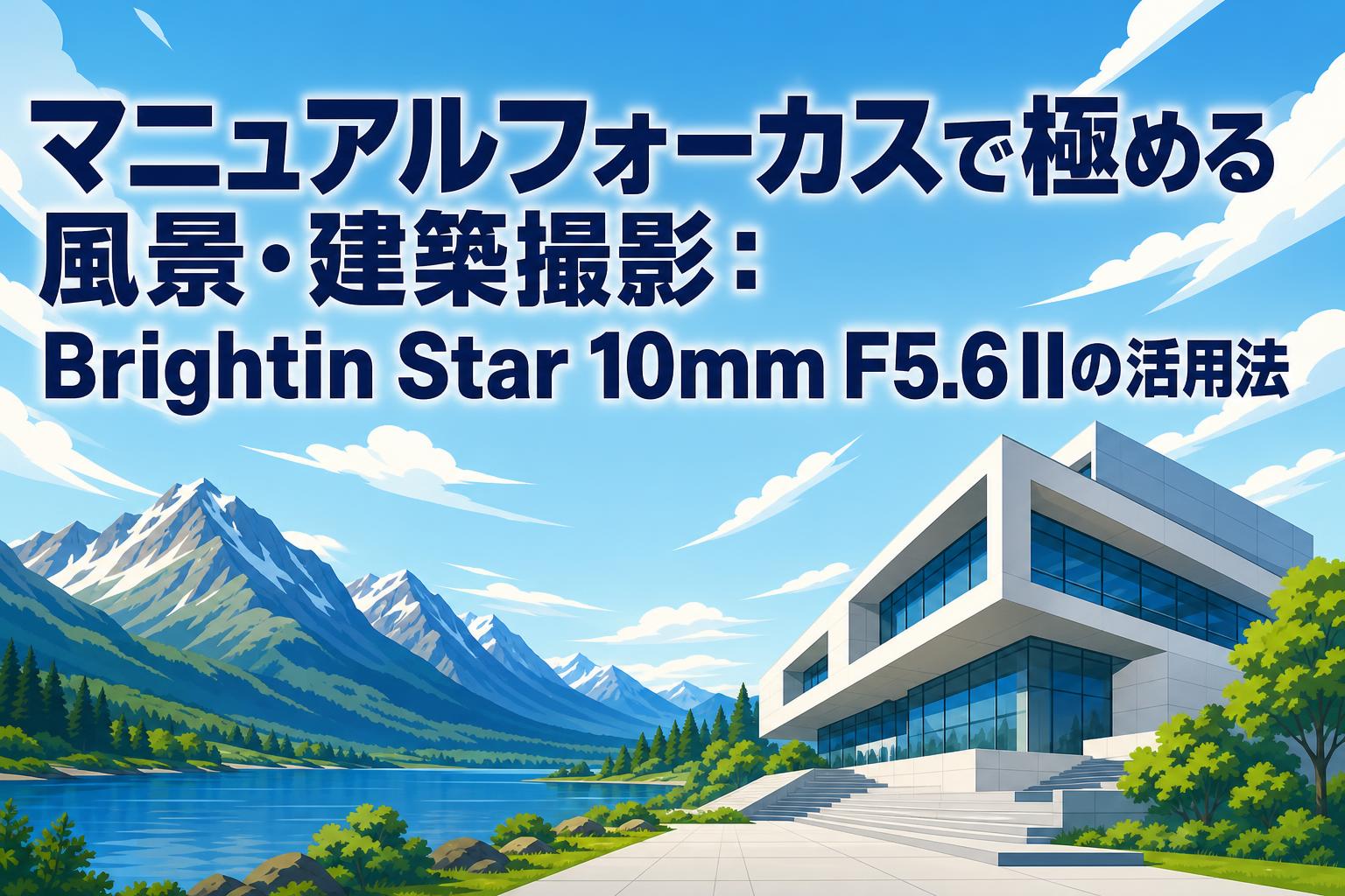 マニュアルフォーカスで極める風景・建築撮影：Brightin Star 10mm F5.6 IIの活用法