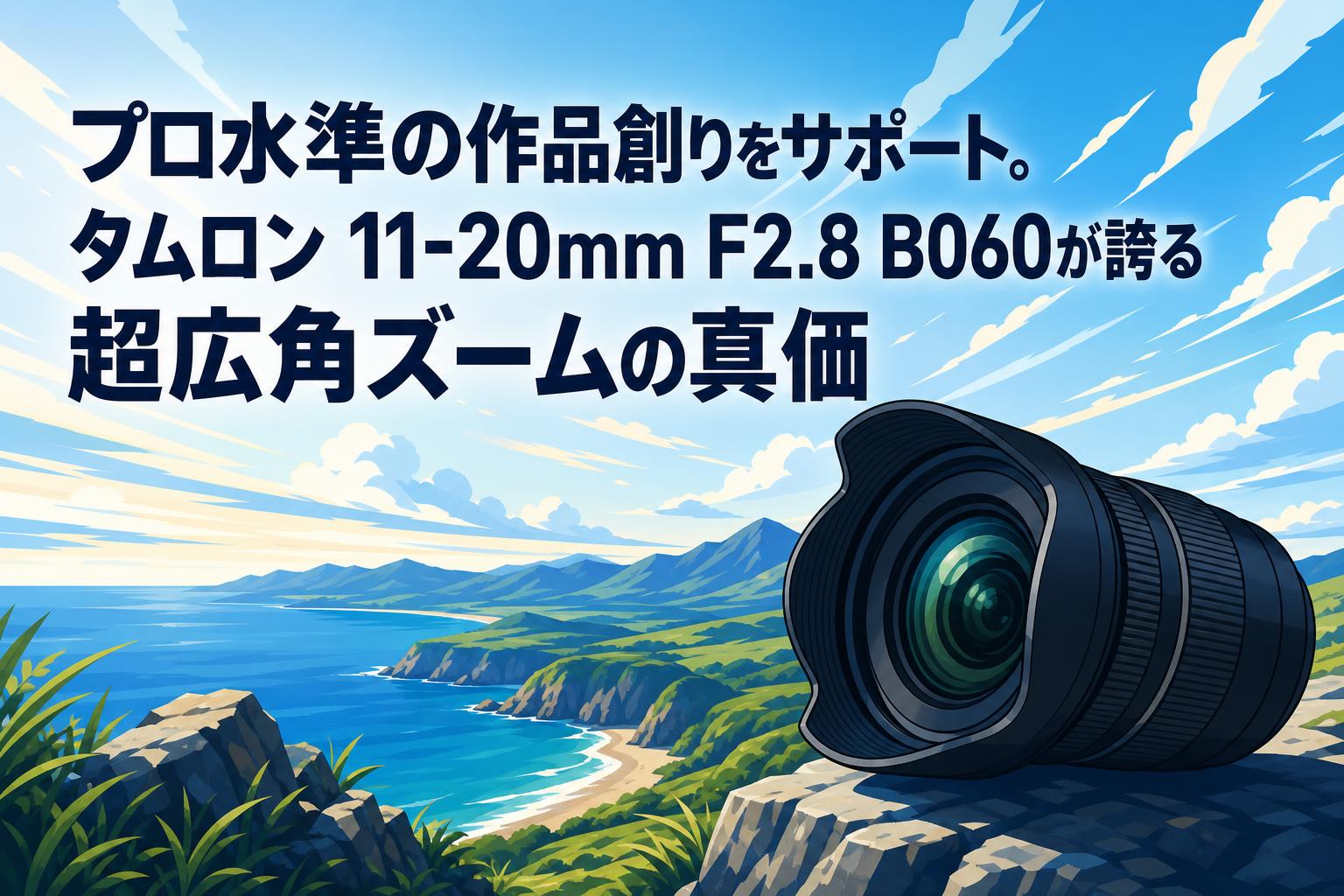 プロ水準の作品創りをサポート。タムロン 11-20mm F2.8 B060が誇る超広角ズームの真価