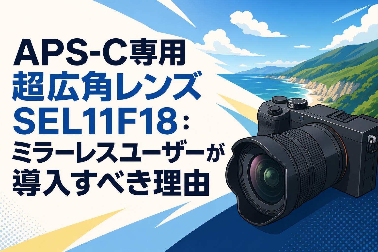 APS-C専用超広角レンズSEL11F18：ミラーレスユーザーが導入すべき理由