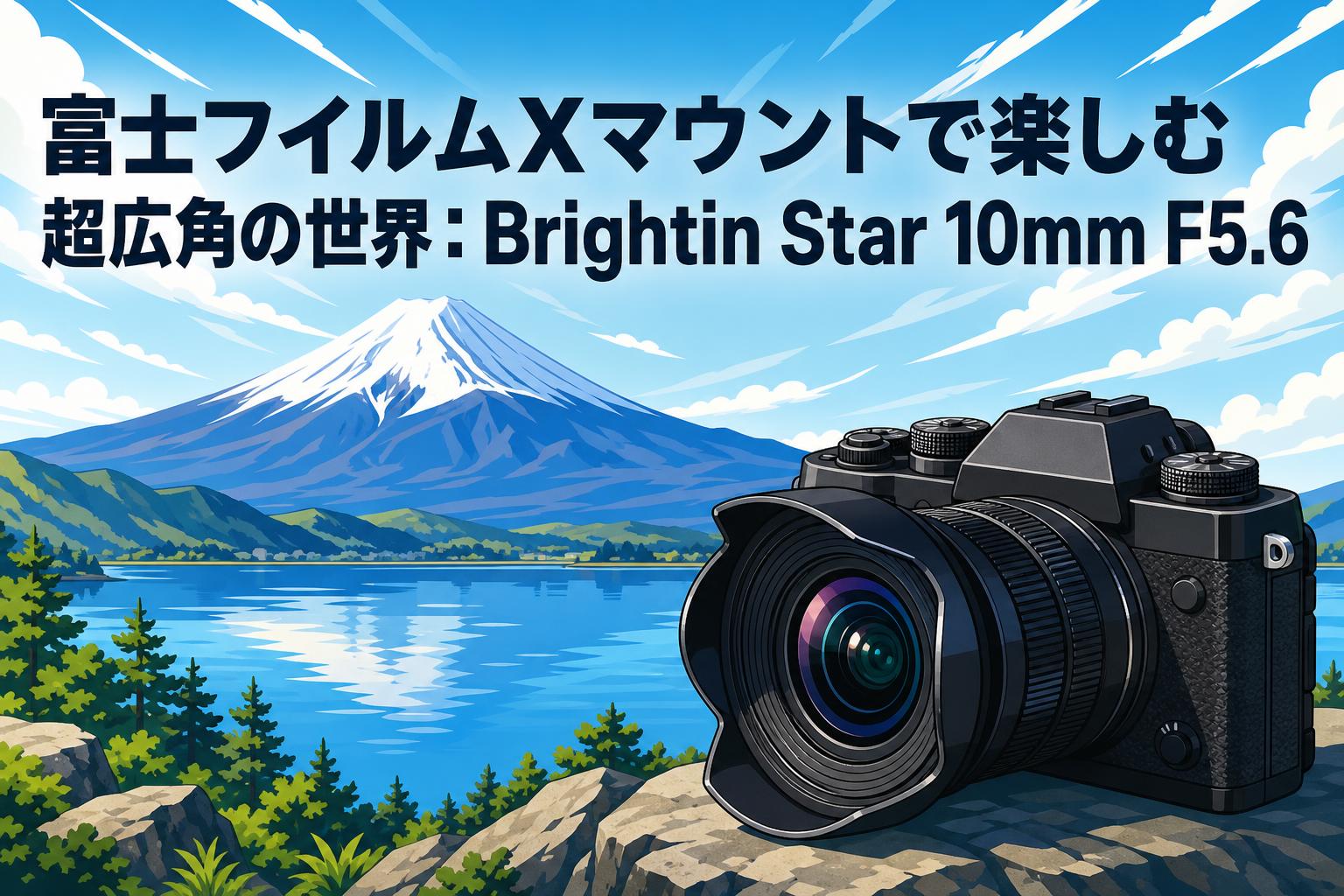 富士フイルムXマウントで楽しむ超広角の世界：Brightin Star 10mm F5.6