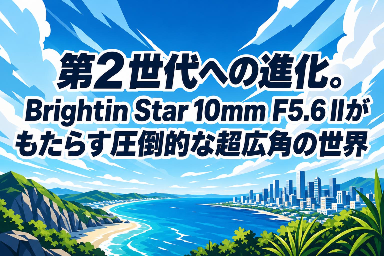 第2世代への進化。Brightin Star 10mm F5.6 IIがもたらす圧倒的な超広角の世界