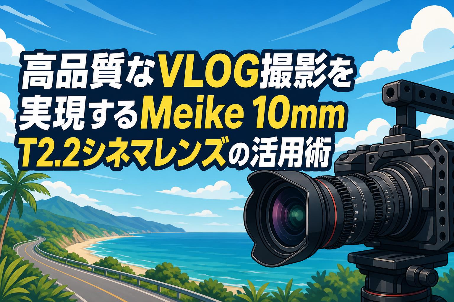 高品質なVLOG撮影を実現するMeike 10mm T2.2シネマレンズの活用術