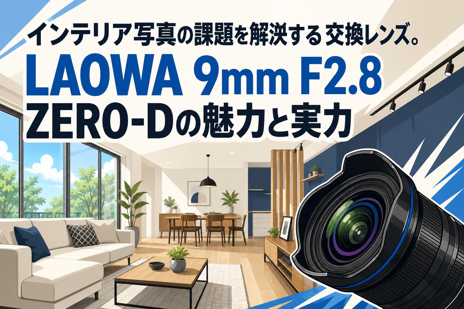 インテリア写真の課題を解決する交換レンズ。LAOWA 9mm F2.8 ZERO-Dの魅力と実力