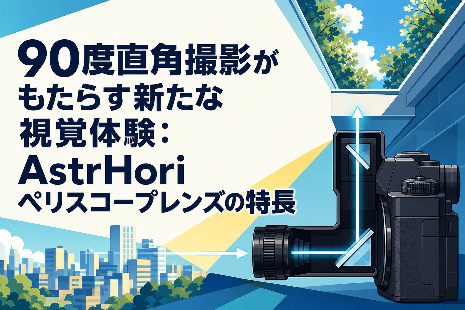 90度直角撮影がもたらす新たな視覚体験：AstrHoriペリスコープレンズの特長