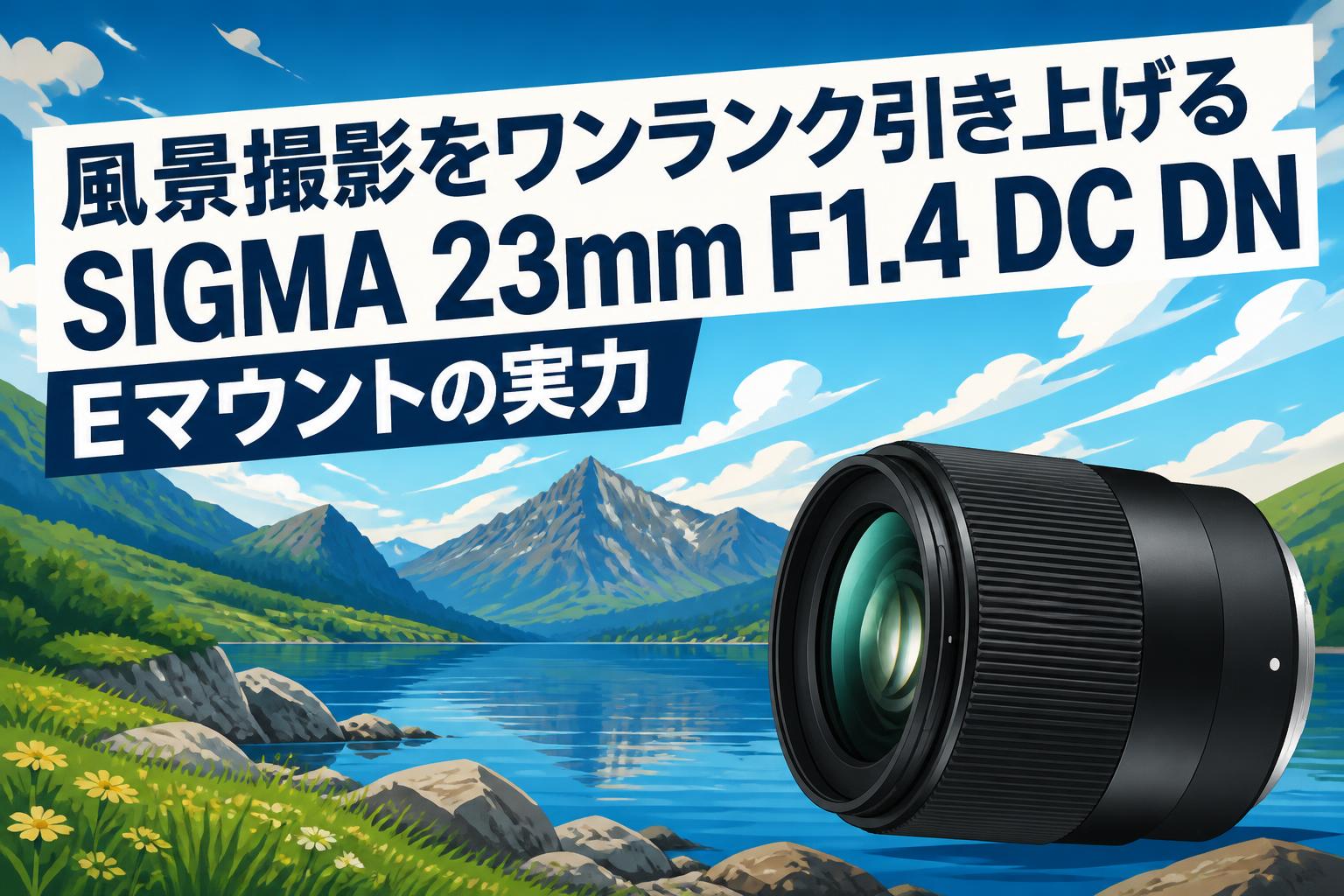風景撮影をワンランク引き上げるSIGMA 23mm F1.4 DC DN Eマウントの実力
