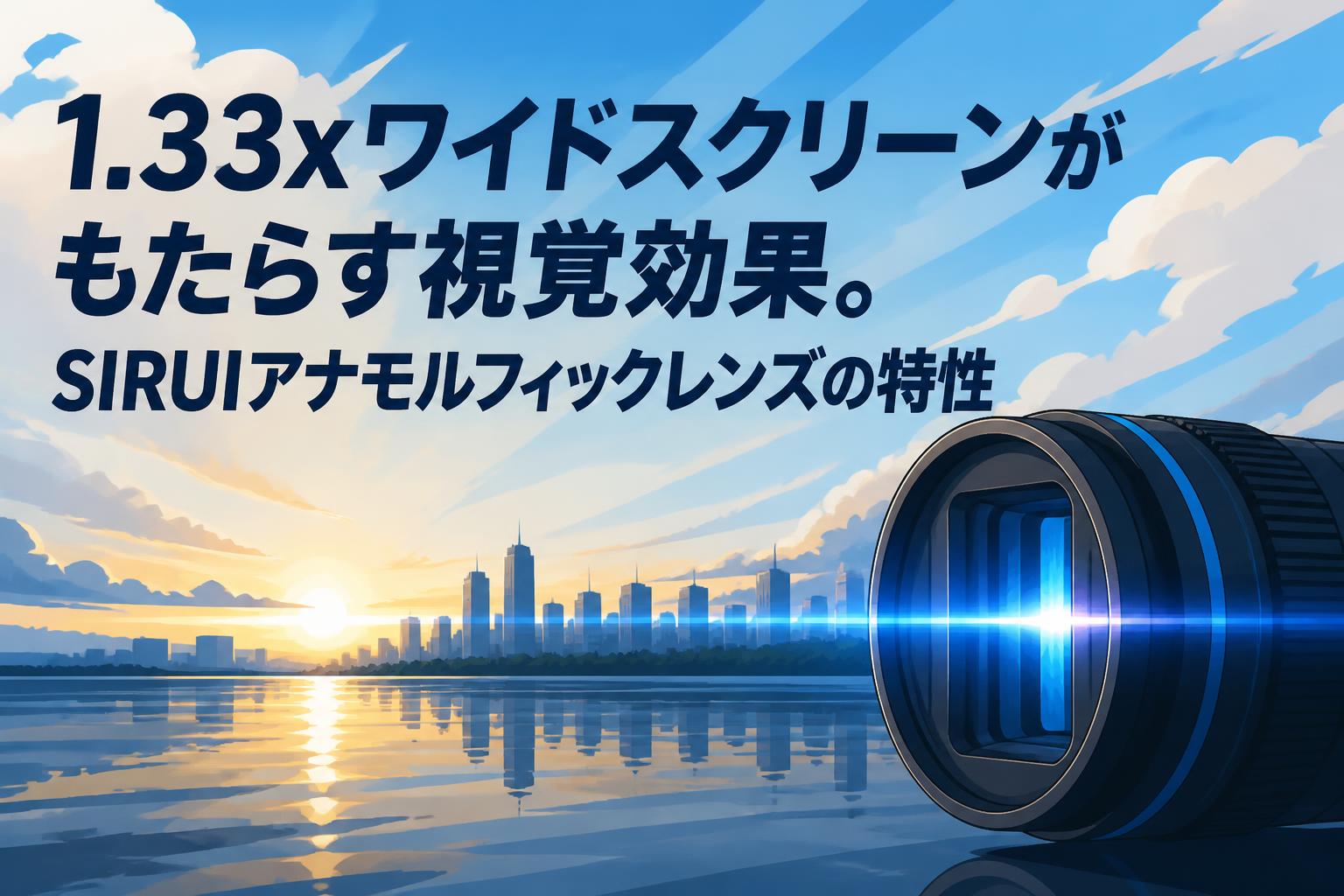 1.33xワイドスクリーンがもたらす視覚効果。SIRUIアナモルフィックレンズの特性