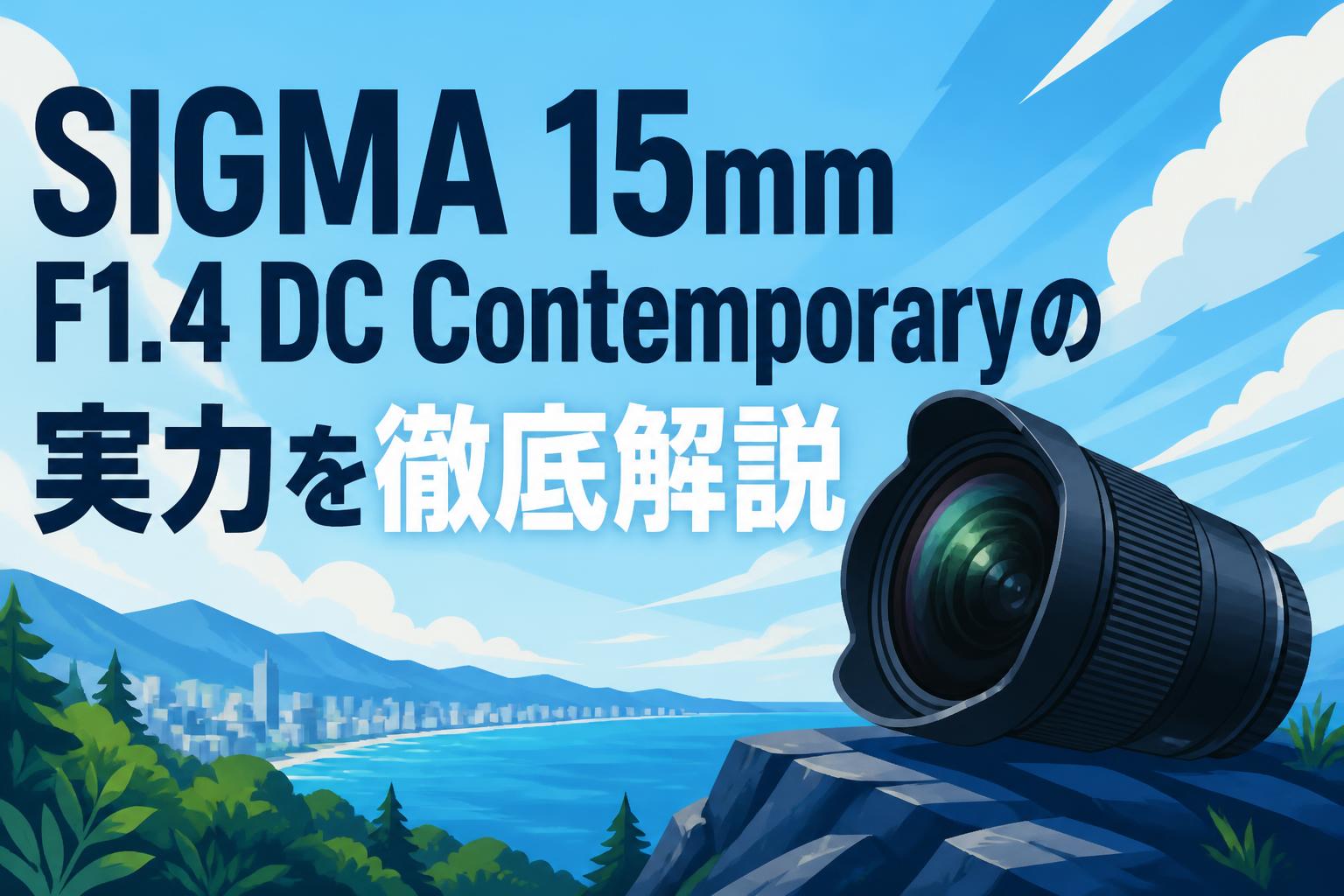 SIGMA 15mm F1.4 DC Contemporaryの実力を徹底解説