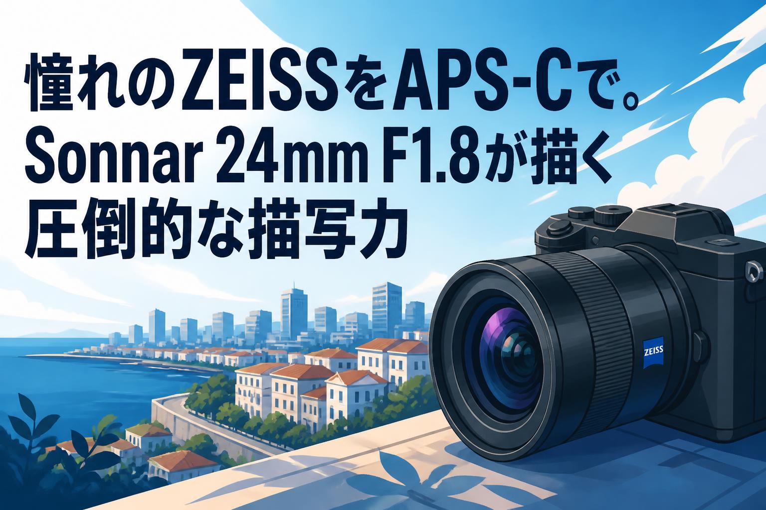 憧れのZEISSをAPS-Cで。Sonnar 24mm F1.8が描く圧倒的な描写力