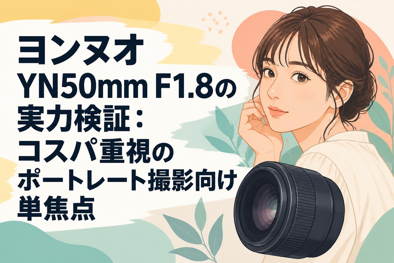 ヨンヌオ YN50mm F1.8の実力検証：コスパ重視のポートレート撮影向け単焦点