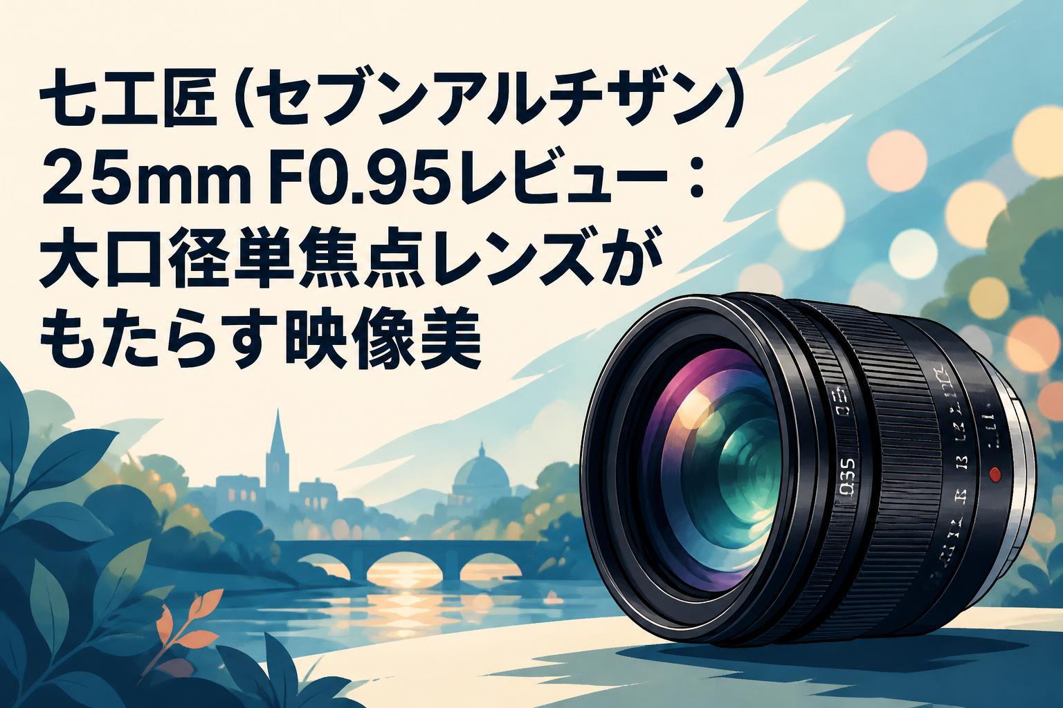 七工匠（セブンアルチザン）25mm F0.95レビュー：大口径単焦点レンズがもたらす映像美