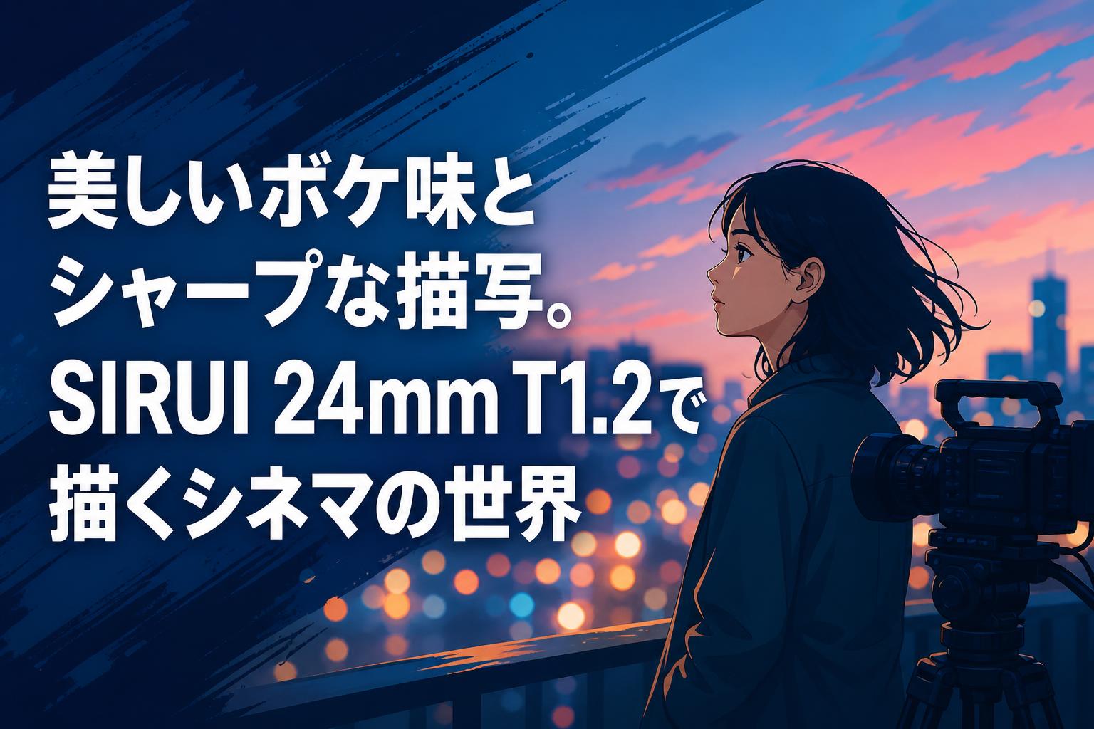 美しいボケ味とシャープな描写。SIRUI 24mm T1.2で描くシネマの世界