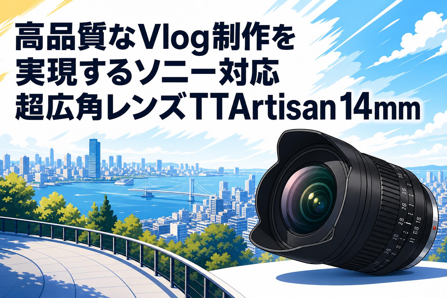高品質なVlog制作を実現するソニー対応超広角レンズTTArtisan 14mm