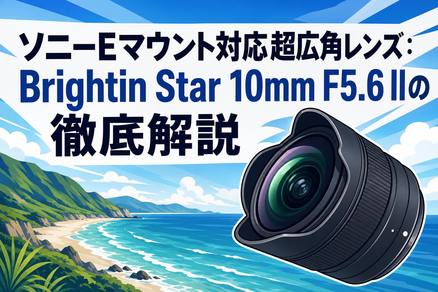 ソニーEマウント対応超広角レンズ：Brightin Star 10mm F5.6 IIの徹底解説
