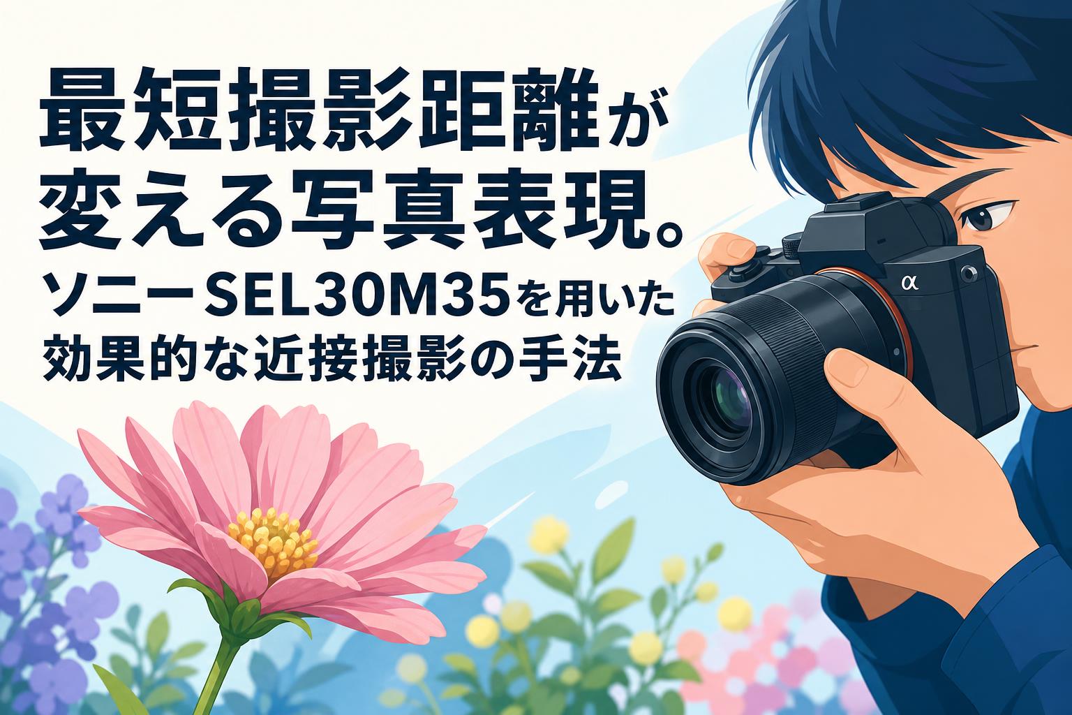 最短撮影距離が変える写真表現。ソニーSEL30M35を用いた効果的な近接撮影の手法