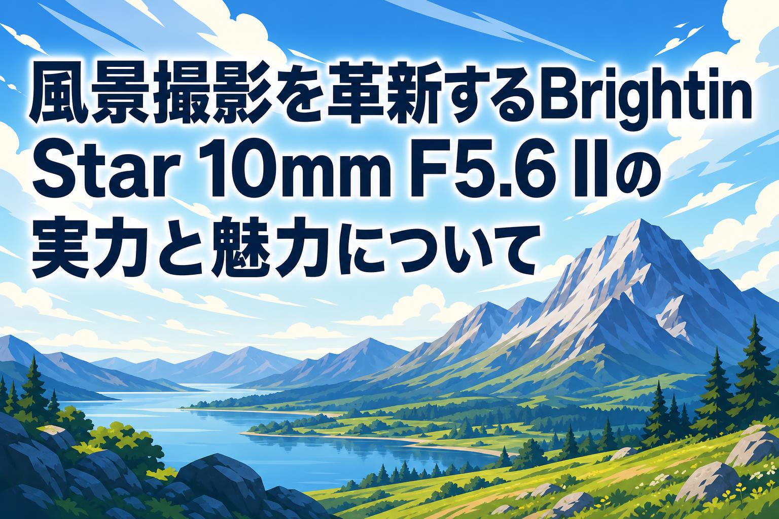 風景撮影を革新するBrightin Star 10mm F5.6 IIの実力と魅力について
