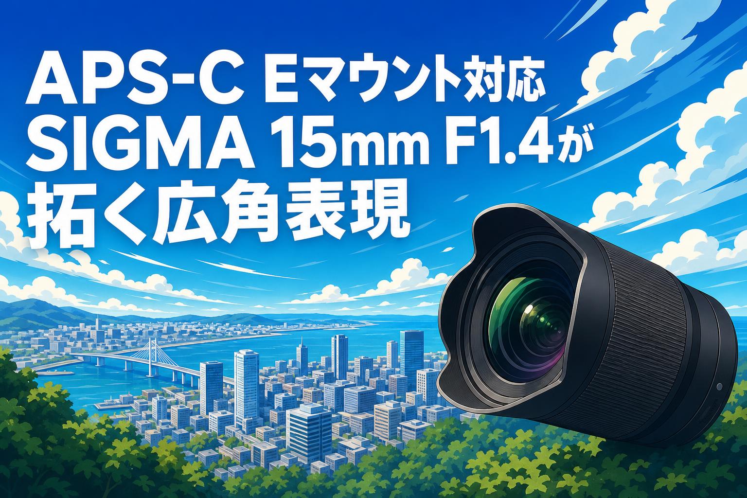 APS-C Eマウント対応 SIGMA 15mm F1.4が拓く広角表現