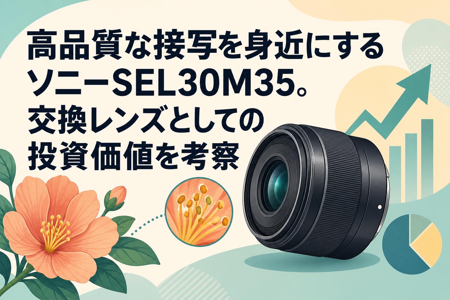 高品質な接写を身近にするソニーSEL30M35。交換レンズとしての投資価値を考察