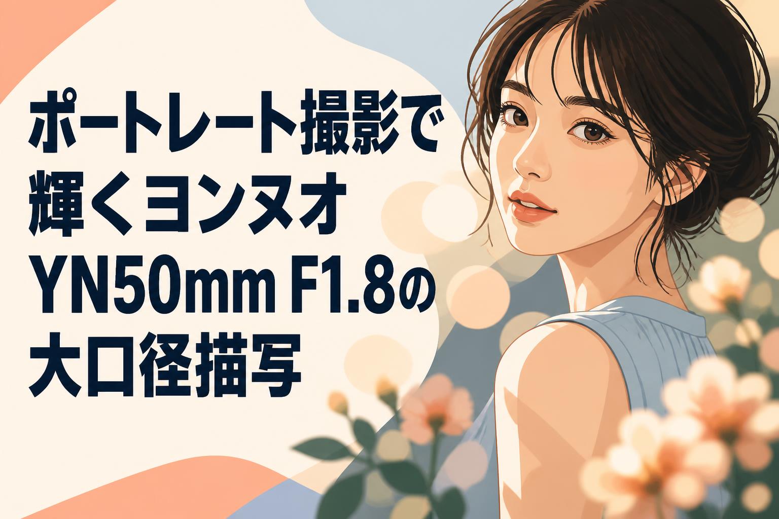 ポートレート撮影で輝くヨンヌオYN50mm F1.8の大口径描写