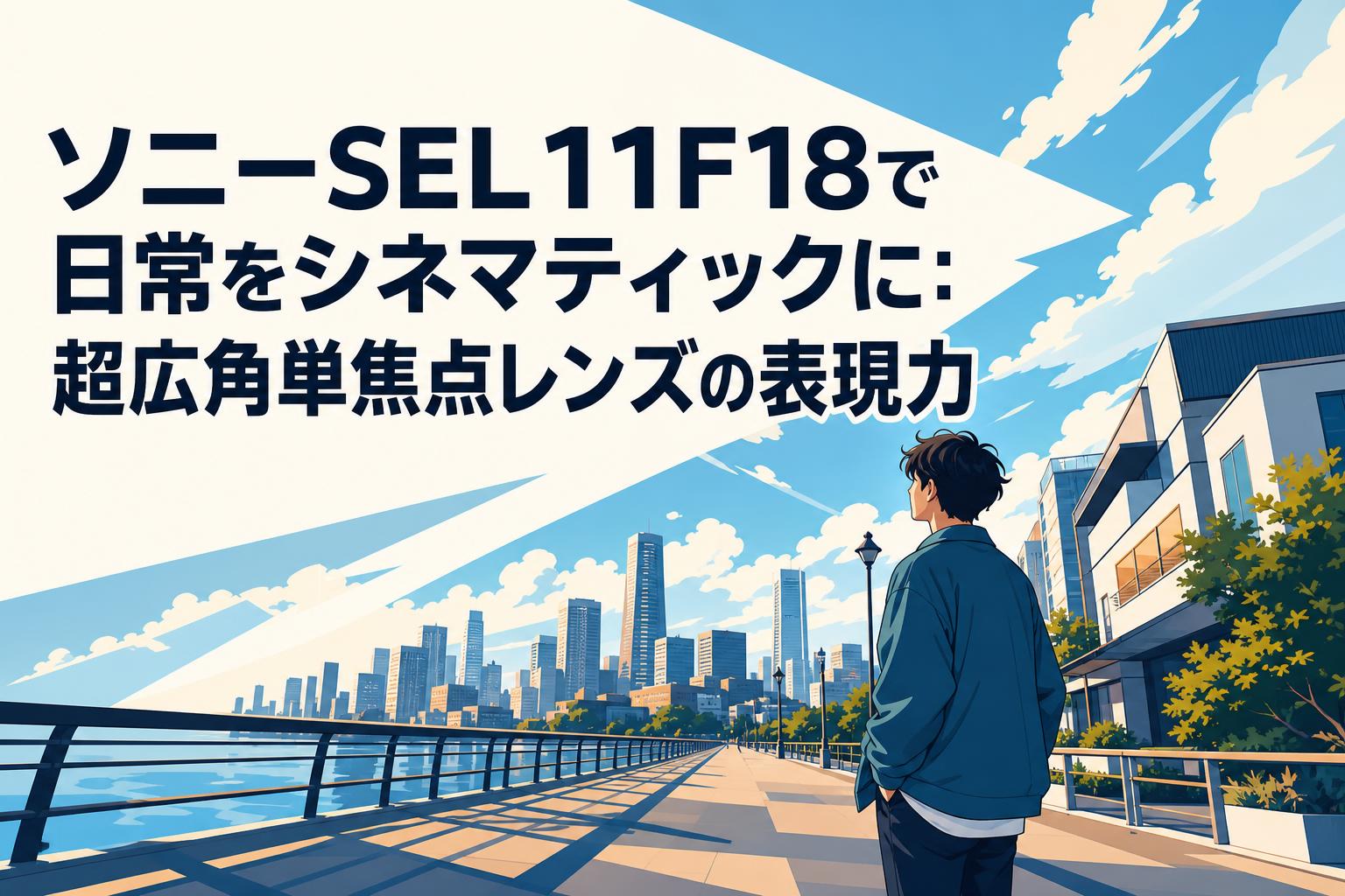ソニーSEL11F18で日常をシネマティックに：超広角単焦点レンズの表現力