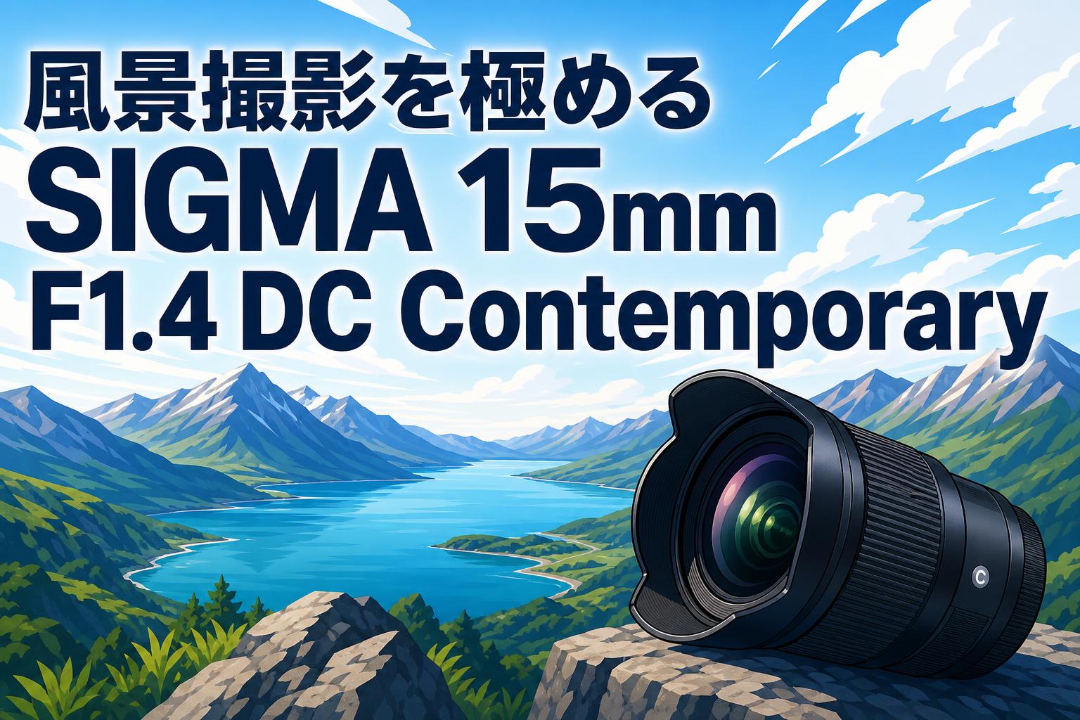 風景撮影を極める SIGMA 15mm F1.4 DC Contemporary